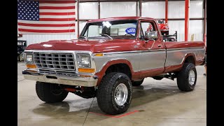 1979 Ford F150 Custom For Sale  Walk Around [upl. by Esiuqram]