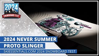 2024 Never Summer Proto Slinger  SkiEssentialscom Snowboard Test [upl. by Pietro995]