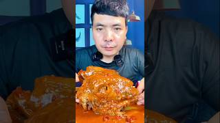 Spicy Mottun head mukbang short [upl. by Skinner47]