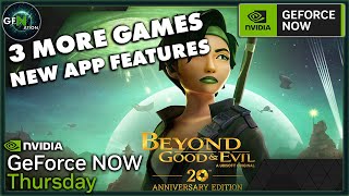 GeForce NOW News  3 Games This Week Plus NEW App Features [upl. by Ahsoyem59]