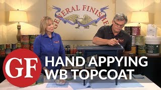 How to Hand Apply Topcoat [upl. by Rennerb]