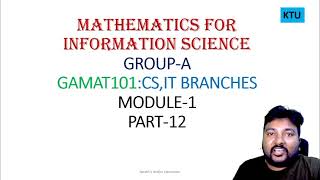 TANGENT AND NORMAL LINESGAMAT101MATHEMATICS FOR INFORMATION SCIENCEMODULE 1PART12 [upl. by Sisi177]