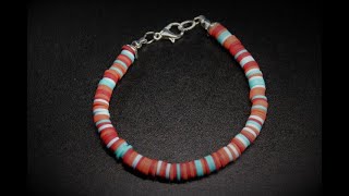 Colourful Heishi Bracelet and Giveaway Draw [upl. by Ranice]