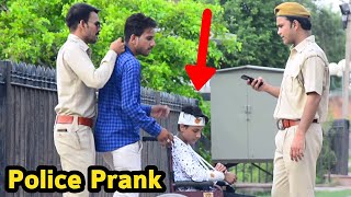 Fake Police Arresting Beggars Prank  Bhasad News  Pranks in India [upl. by Anaeda]