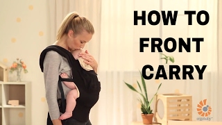 How Do I Front Carry  Original Baby Carrier  Ergobaby [upl. by Emya]