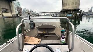 False Creek Boat Ride  Vancouver BC Canada [upl. by Fonville310]