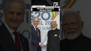 G20 Brasil 2024 PM Modi holds bilateral meeting with Norwegian PM Jonas Gahr Støre [upl. by Anderegg]