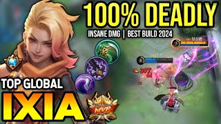 IXIA BEST BUILD 2024  TOP GLOBAL IXIA GAMEPLAY  MOBILE LEGENDS✓ [upl. by Koval]