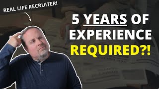 Why EntryLevel Jobs Require 5 Years of Experience [upl. by Greerson]