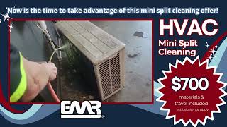 EMRs Mini Split Cleaning Special  Baltimore [upl. by Trevor555]