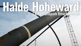 Halde Hoheward in HertenNRWDrachenbrückeObservatoriumLuftaufnahme [upl. by Rainer545]