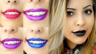 Como fazer batom de qualquer cor DIY Como Fazer BATONS COLORIDOS Com SOMBRA [upl. by Deanne877]