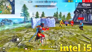 intel i5 7th gen low and pc free fire gameplay  bluostaks5 Ultra graphic game play 100fps [upl. by Studnia]