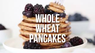 Best Whole Wheat Pancake Recipe [upl. by Yrem]