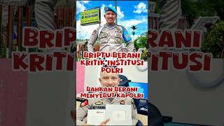 GA BAHAYA TA❓BRIPTU BERANI KRITIK INSTITUSI DAN JUGA NYINGGUNG KAPOLRIviralvideo [upl. by Brownson]