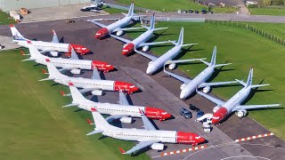 Stored Aircraft at Kemble Cotswold Airport October 2021 [upl. by Landa]