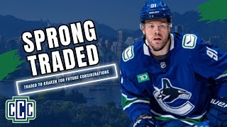 DANIEL SPRONG TRADED TANNER JEANNOT SUSPENDED 3 GAMES FOR INJURING BROCK BOESER [upl. by Champagne]