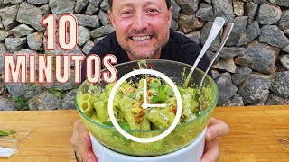 PASTA AL MICROONDAS con Salsa Pesto Especial 👍🏻  GUILLE RODRIGUEZ [upl. by Yzus]