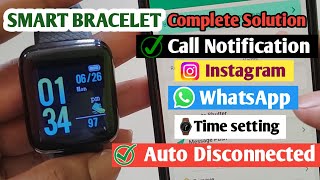 fitpro watch connect to phonefitpro watch call settingssmart bracelet [upl. by Hartzke]