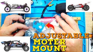 WLTOYS 144001  124018016  124019017  Adjustable Motor Mount [upl. by Kendrick]