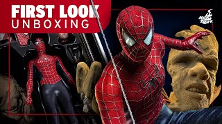 Hot Toys Friendly Neighborhood SpiderMan Deluxe Figure Unboxing  First Look [upl. by Benis]