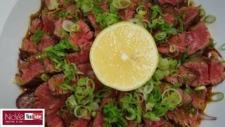 Beef Tataki  How To Make Sushi Series [upl. by Troc]