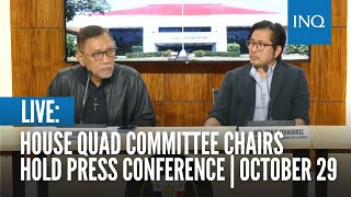 LIVE House quad committee chairs hold press conference  October 29 [upl. by Huey]