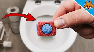 Put a Dishwasher Tablet in your Toilet and WATCH WHATS HAPPENS 💥 [upl. by Ellesij]