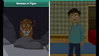 Senses in Tiger  Animated Video  EVS [upl. by Sadie35]