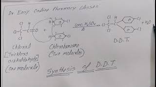 Synthesis of DDT Dichlorodiphenyltrichloroethane Insecticide Pesticide [upl. by Brelje]