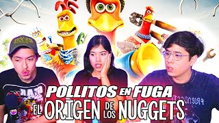 POLLITOS EN FUGA 2  EL ORIGEN DE LOS NUGGETS VIENDO POR PRIMERA VEZ PELICULA REACCIÓN [upl. by Meyeroff]