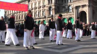 Tai Chi al Capodanno Cinese in piazza Duomo a Milano  Associazione Elicoides [upl. by Finella]