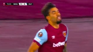 Lucas Paquetá Goal West Ham vs Olympiacos 10  All Goals and Extended Highlights [upl. by Cassandry]