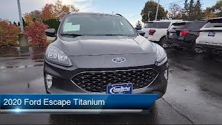 2020 Ford Escape Titanium Evansville Stoughton Oregon Brodhead Orfordville [upl. by Witt]