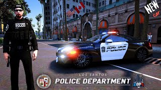 Playing As A Police Officer in GTA 5 LSPDFR City Patrol gta5 gta5mods lspdfr [upl. by Ikkir765]