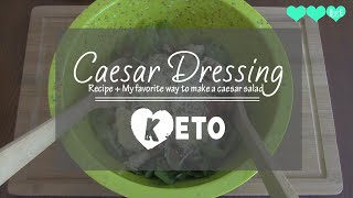 Keto Caesar Salad Dressing  LCHF Recipes [upl. by Haukom361]