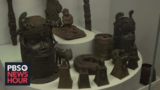 Museum works to repatriate artifacts looted from West Africa [upl. by Ferdinand]