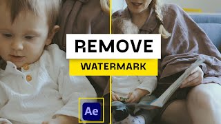 How to Remove Watermarks from Videos in After Effects No Plugins Needed [upl. by Melliw]