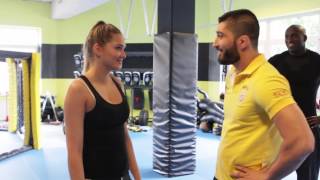 MMA Training mit Ismail Cetinkaya Folge 1 quotSelbstverteidigung fuer Frauenquot [upl. by Naimad]