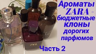 Ароматы ZARA Бюджетные клоны дорогих парфюмовЧасть 2Мужские ароматы [upl. by Ninetta]