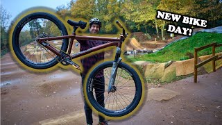 My NEW Dirt Jump Bike is SICK NS Decade 2022 Build and Ride at S4P Trails [upl. by Ji708]