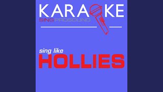 Look Through Any Window In the Style of Hollies Karaoke with Background Vocal [upl. by Pincus741]