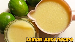 how to make easy homemade lemon juice easy and delicious recipe [upl. by Maag]