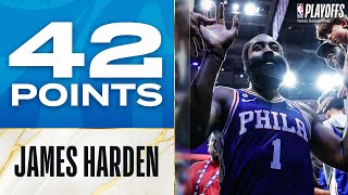 James Harden’s CLUTCH 42Point Performance In 76ers Game 4 W PLAYOFFMODE [upl. by Aivirt]