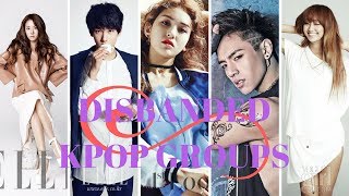 Disbanded Kpop Groups [upl. by Lemrac]