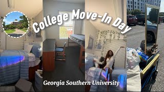 COLLEGE MOVE IN DAY VLOG  GEORGIA SOUTHERN UNIVERSITY  FRESHMAN YEAR DORM 2024 [upl. by Eibbob]