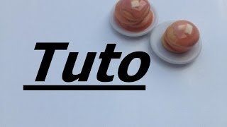 Tuto Fimo  Pancake au sirop dérable [upl. by Ennaxxor]