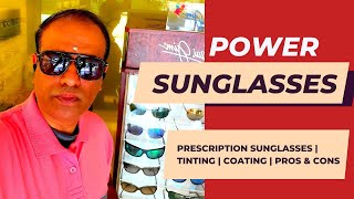 Power sunglasses review  Prescription sunglasses  Dark tinted lenses with power [upl. by Otrebile]