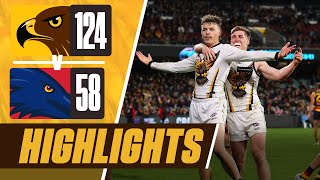 Hawthorn v Adelaide  Match Highlights  Round 20 2024 [upl. by Pergrim325]