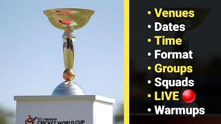 ICC U19 World Cup 2024  Schedule amp Timings  Squads amp Groups  LIVE Streaming amp Venue  Warmups [upl. by Fabozzi]